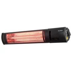 Eurom Terrasverwarmer Golden 2500 Shadow - Wandmontage - 2500W - Zwart