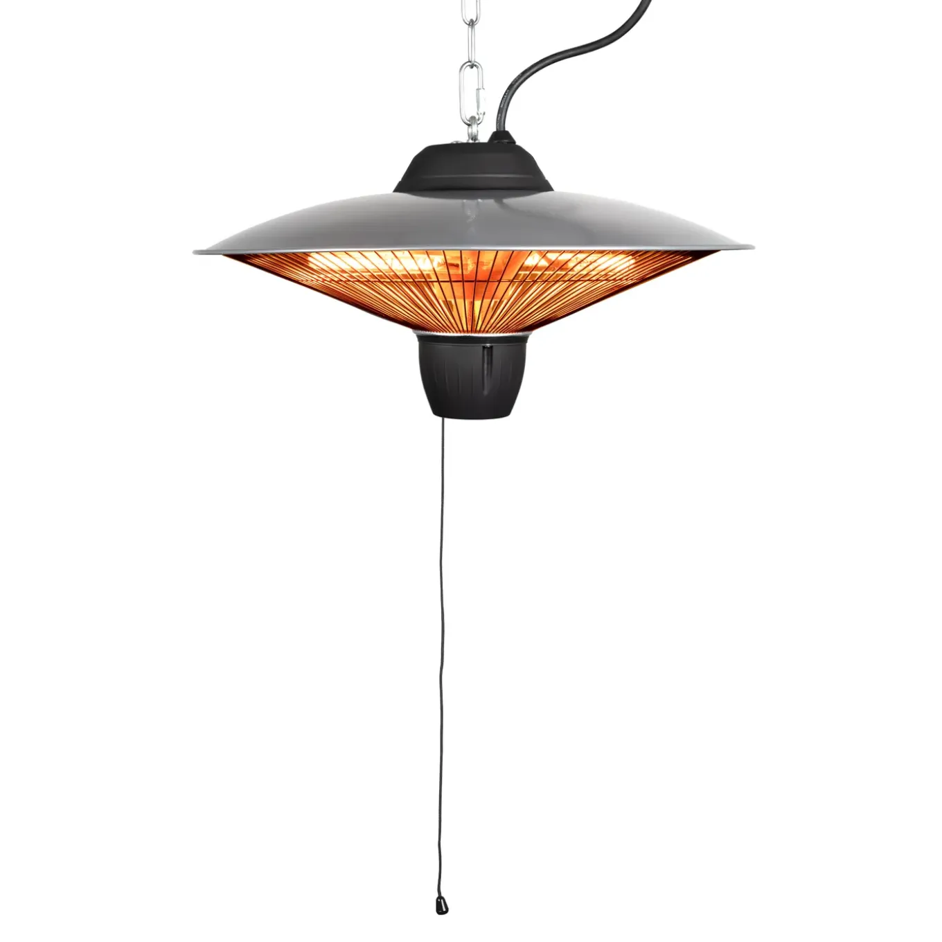 Eurom Terrasverwarmer Partytent Heater 1502 - Hangend - 1500W - Zilver