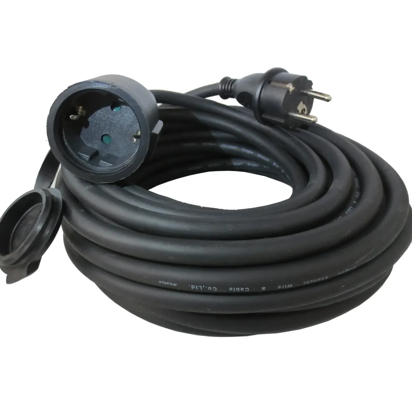 EUROM verlengsnoer zwart 10 meter