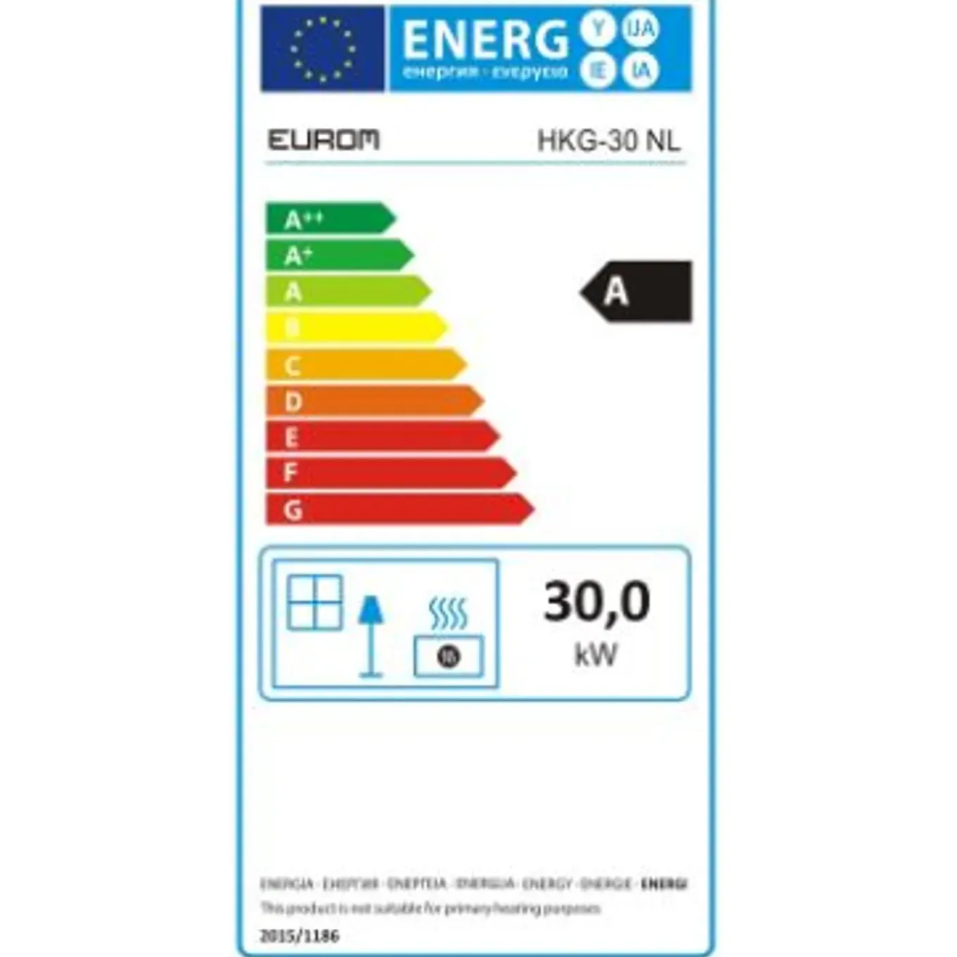 Eurom warmtekanon HKG-30 gas 30kW