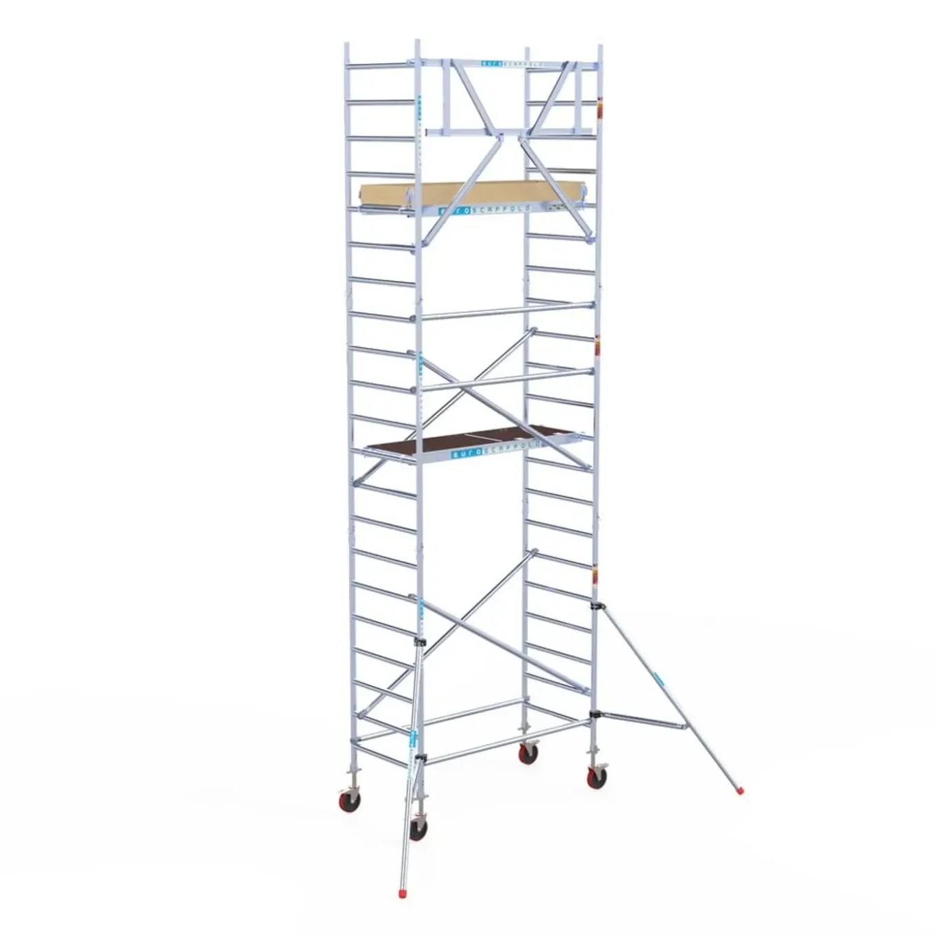Euroscaffold basic rolsteiger – Professionele steiger 90x190 cm – 7,2 meter werkhoogte
