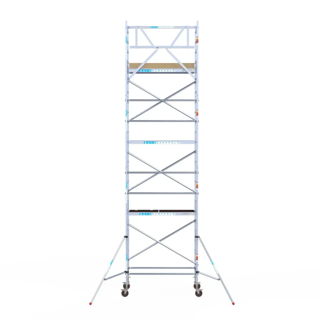 Euroscaffold basic rolsteiger – Professionele steiger 90x190 cm – 8,2 meter werkhoogte