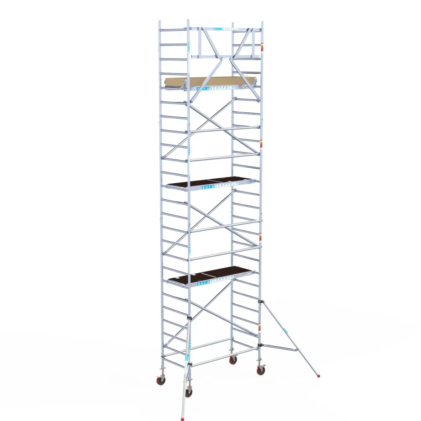 Euroscaffold basic rolsteiger – Professionele steiger 90x190 cm – 8,2 meter werkhoogte