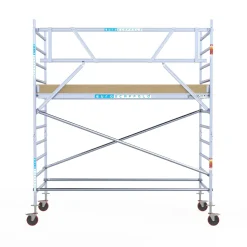 Euroscaffold basic rolsteiger – Professionele steiger 135x305 cm – 4,2 meter werkhoogte