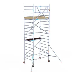 Euroscaffold basic rolsteiger – Professionele steiger 135x190 cm – 6,2 meter werkhoogte