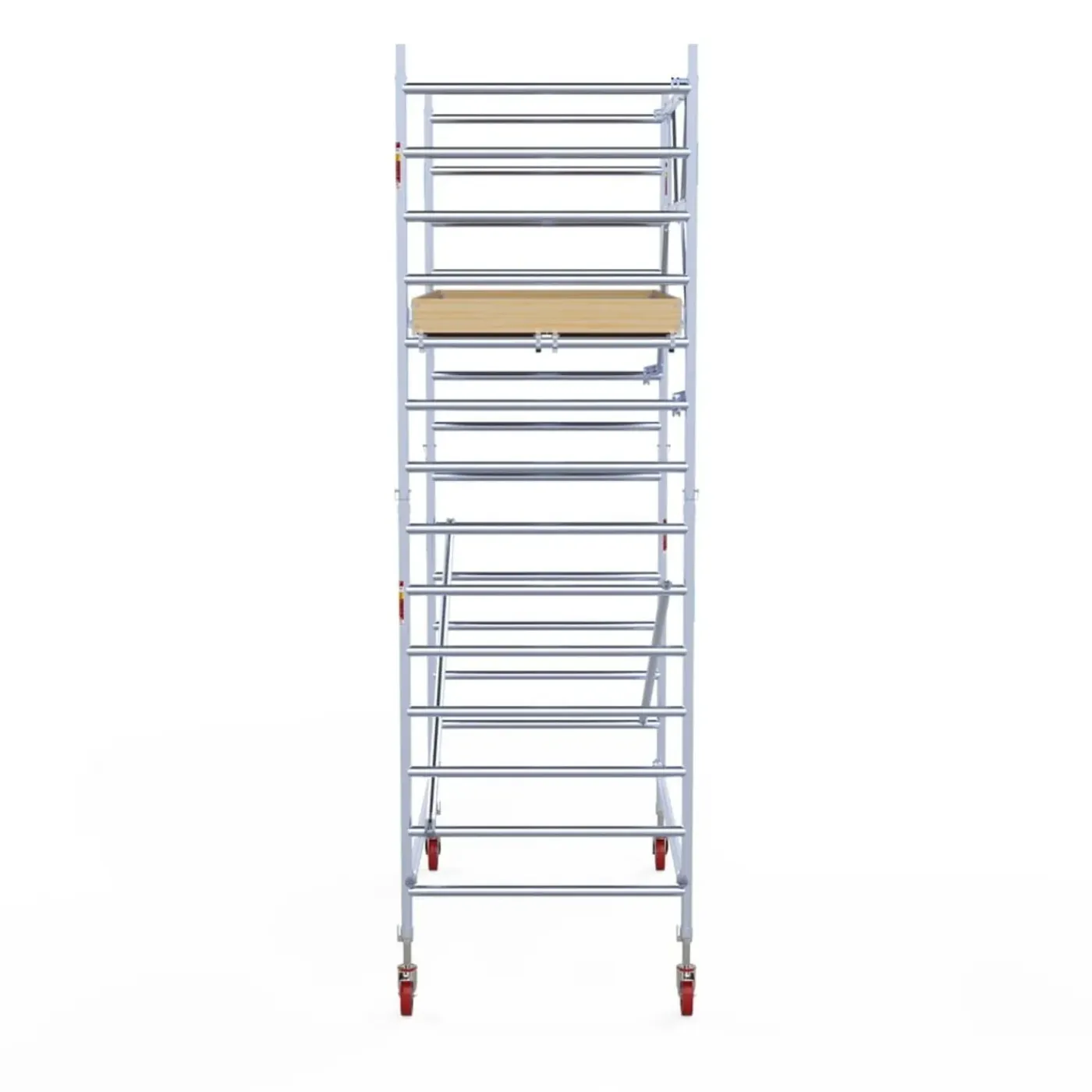 Euroscaffold basic rolsteiger – Professionele steiger 135x250 cm – 5,2 meter werkhoogte