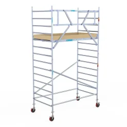 Euroscaffold basic rolsteiger – Professionele steiger 135x250 cm – 5,2 meter werkhoogte