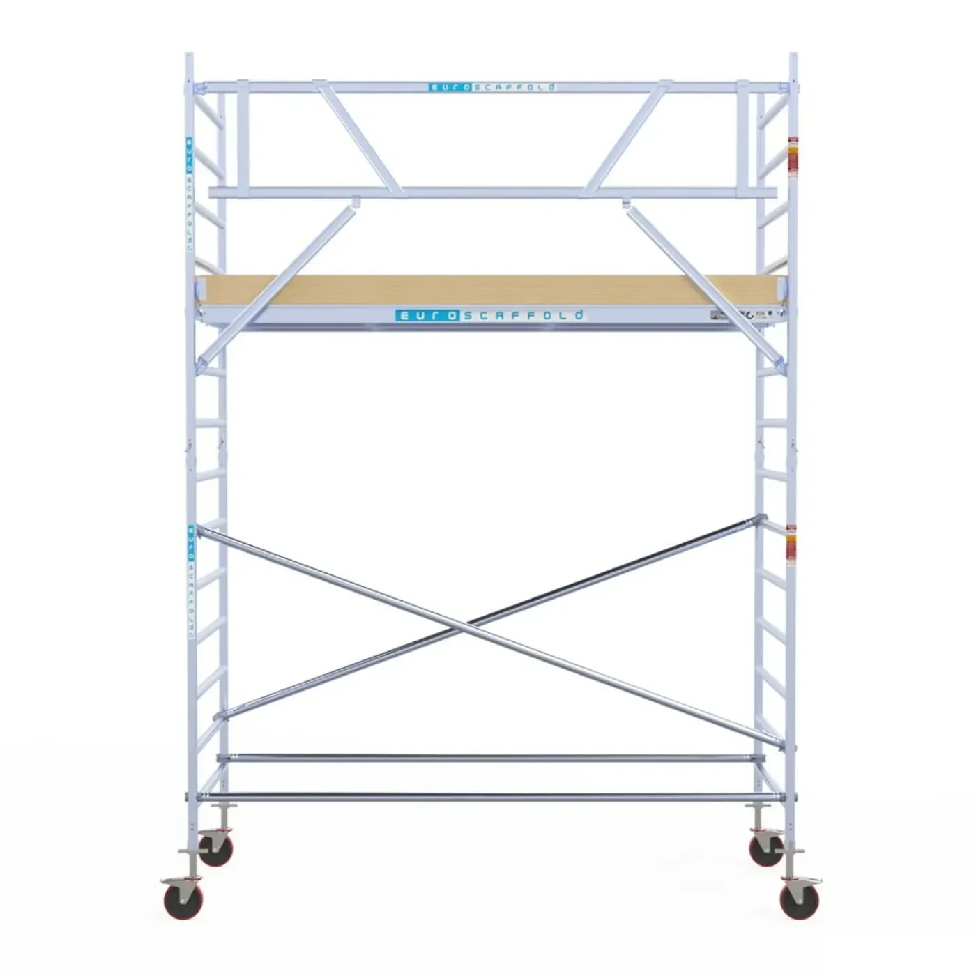 Euroscaffold basic rolsteiger – Professionele steiger 135x305 cm – 5,2 meter werkhoogte