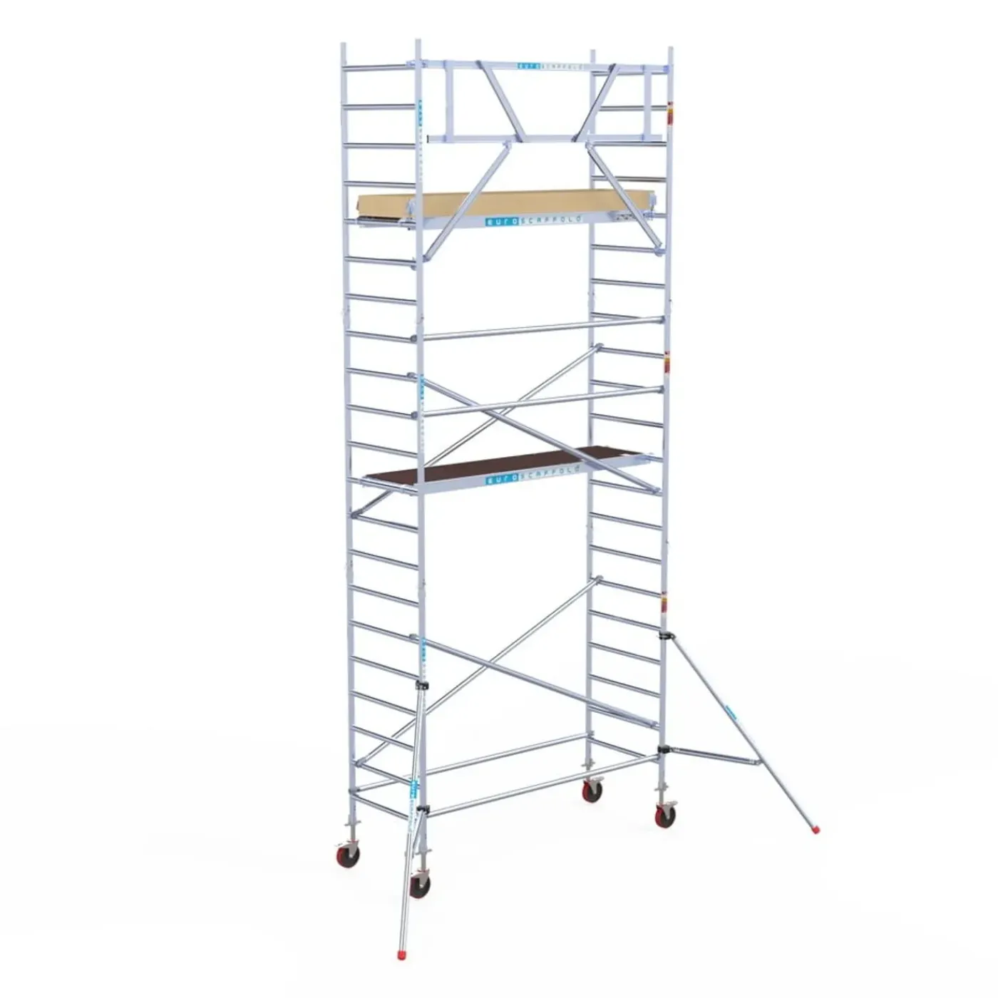 Euroscaffold basic rolsteiger – Professionele steiger 90x250 cm – 7,2 meter werkhoogte