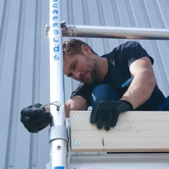 Euroscaffold basic rolsteiger – Professionele steiger 135x250 cm – 8,2 meter werkhoogte