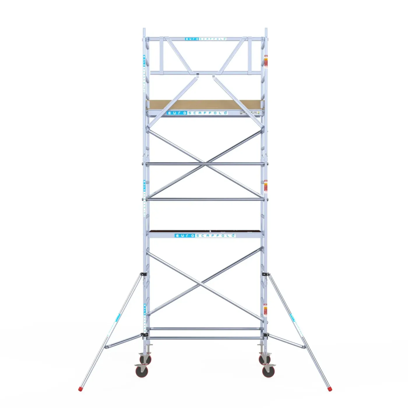 Euroscaffold basic rolsteiger – Professionele steiger 90x190 cm – 6,2 meter werkhoogte