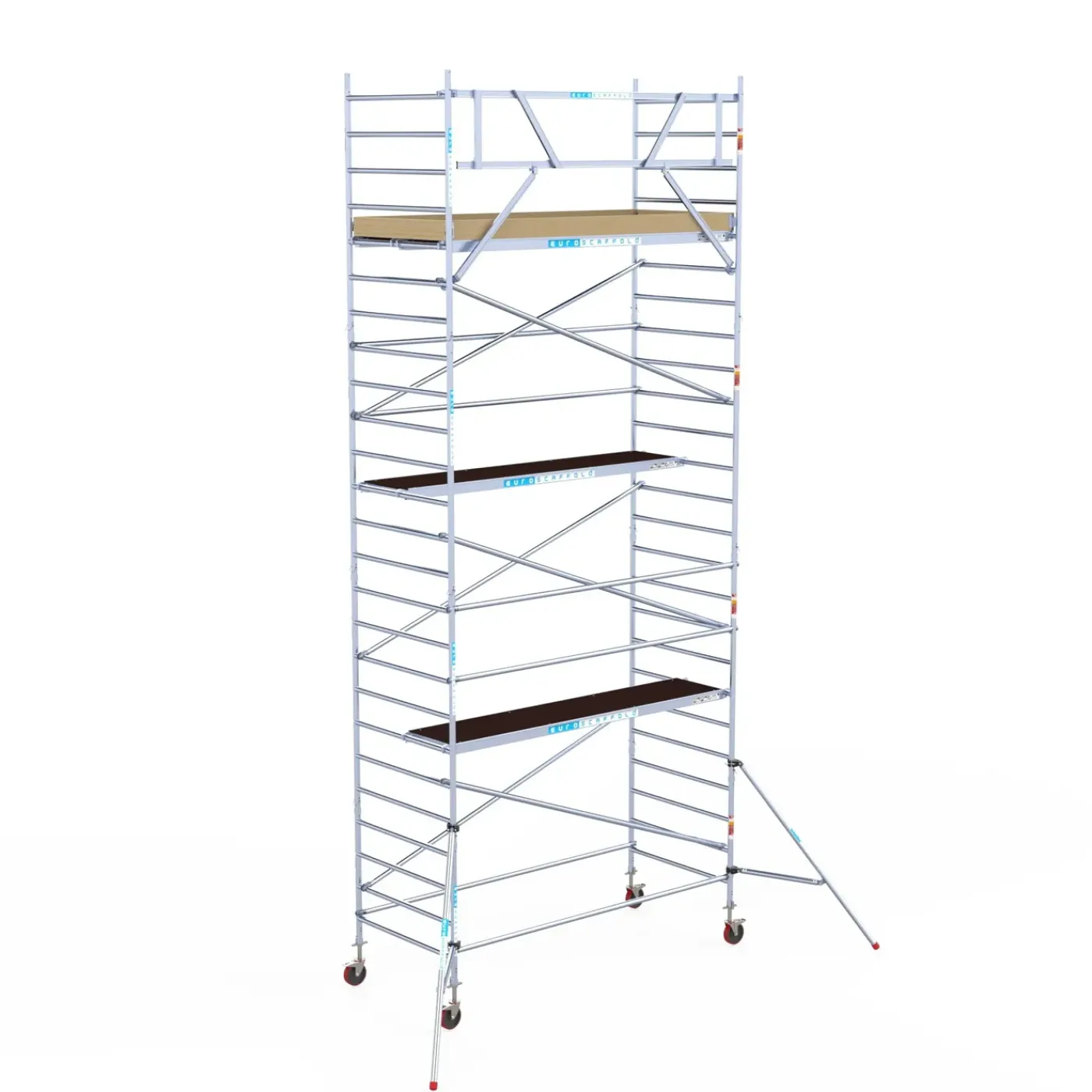 Euroscaffold basic rolsteiger – Professionele steiger 135x305 cm – 8,2 meter werkhoogte