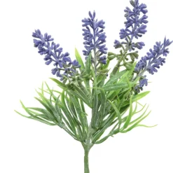 Everlands Kunstbloemen Tak Lavendel - Paars - D7 X H26 Cm