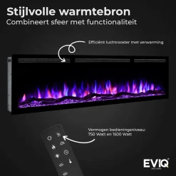 EVIQ Elektrische Sfeerhaard Diamond 60 Inch – 152 Cm