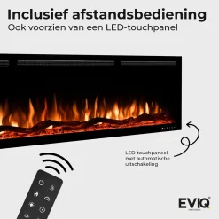 EVIQ Elektrische Sfeerhaard Diamond 60 Inch – 152 Cm