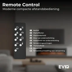 EVIQ Elektrische Sfeerhaard Diamond 60 Inch – 152 Cm