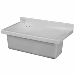 Excellence Wasbak Pilozzo - Polypropyleen - Vierkant - Wit - 59x38x26cm