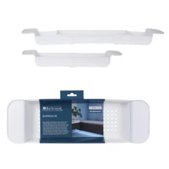 Excellent Houseware Badplank - Uitschuifbaar - 55 Tot 78 Cm