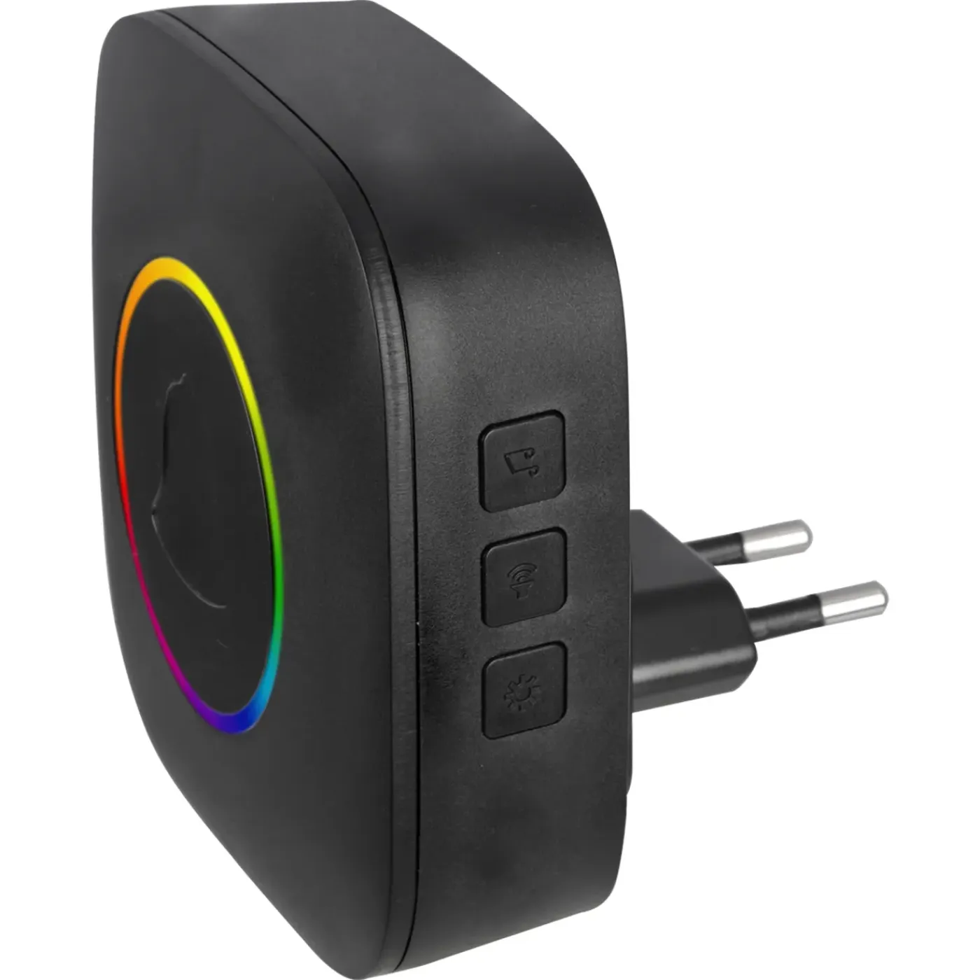 Exin gong - plugin - beldrukker - kinetisch - licht - zwart