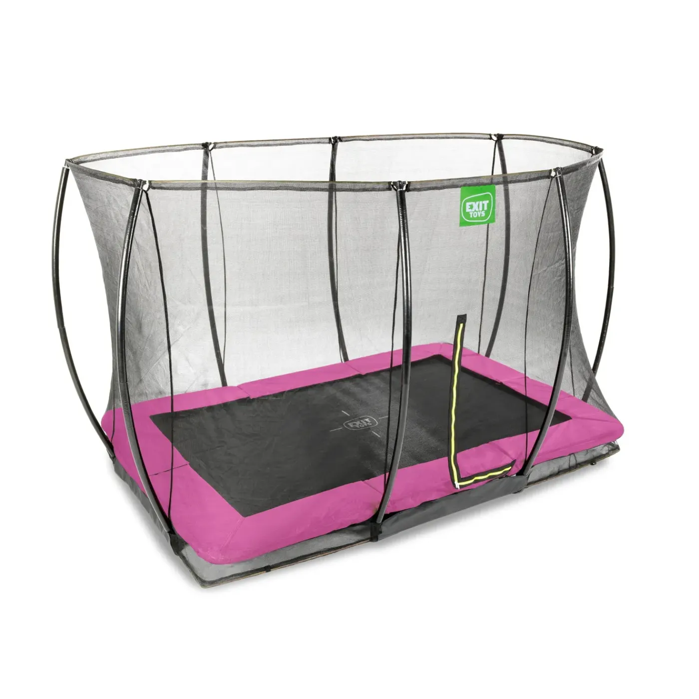 EXIT Toys Exit Silhouette Inground Trampoline 214x305cm Met Veiligheidsnet - Roze