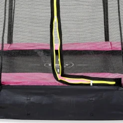 Exit Silhouette Inground Trampoline 244x366cm Met Veiligheidsnet - Roze