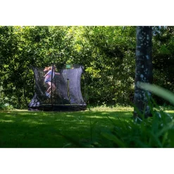 Exit Silhouette Inground Trampoline Ø305cm Met Veiligheidsnet - Roze