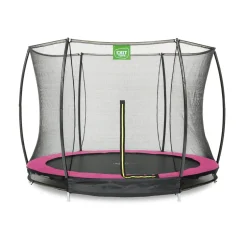 Exit Silhouette Inground Trampoline Ø305cm Met Veiligheidsnet - Roze