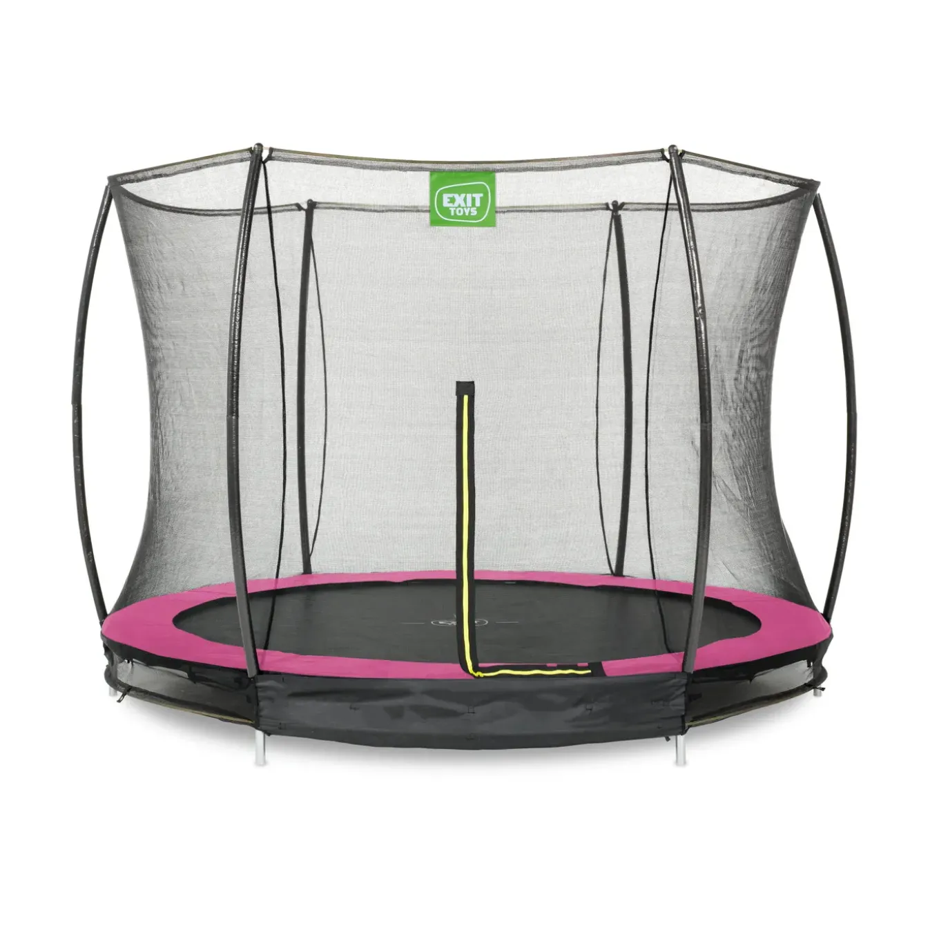 Exit Silhouette Inground Trampoline Ø305cm Met Veiligheidsnet - Roze
