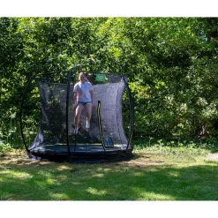 Exit Silhouette Inground Trampoline Ø305cm Met Veiligheidsnet - Roze