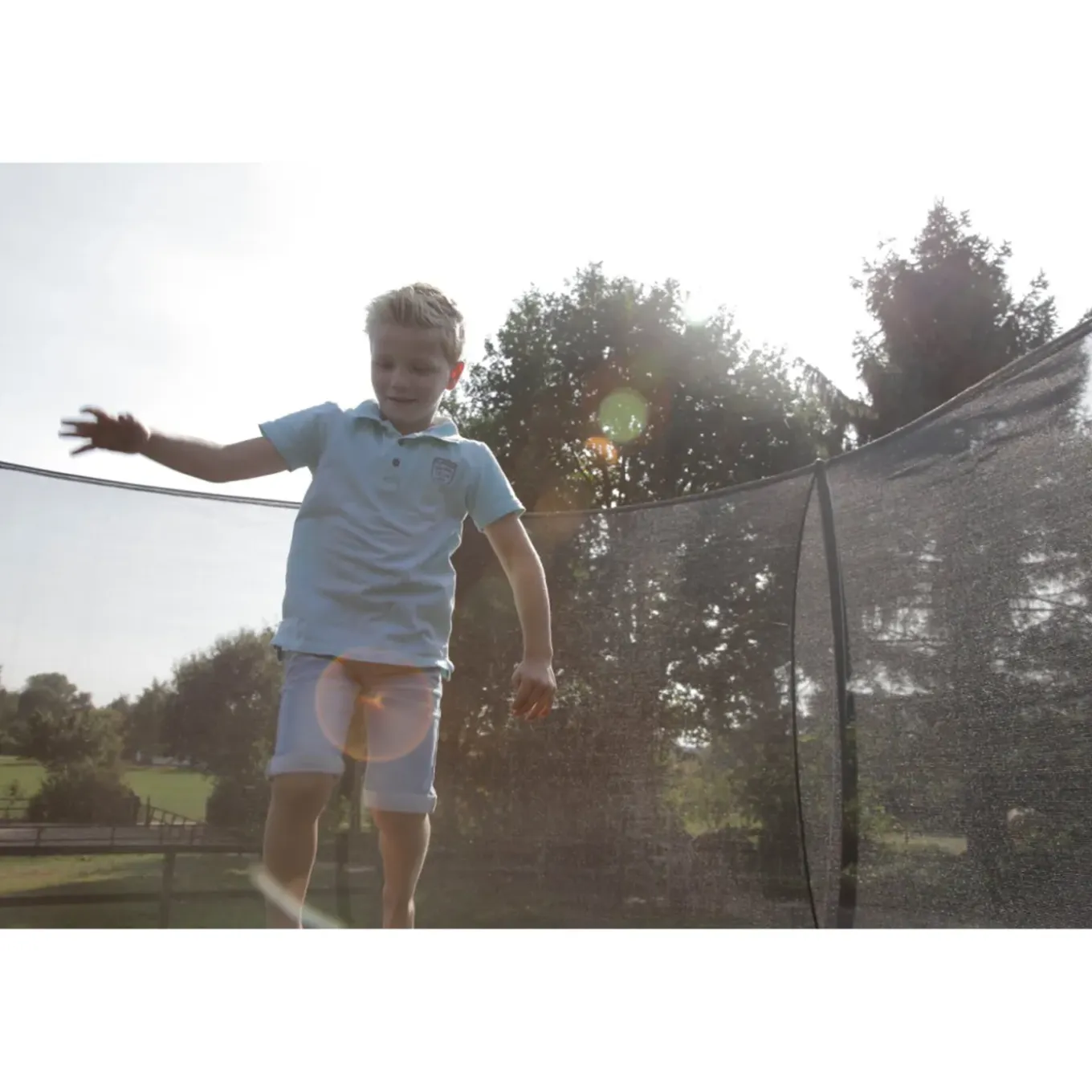 Exit Silhouette Inground Trampoline Ø305cm Met Veiligheidsnet - Roze