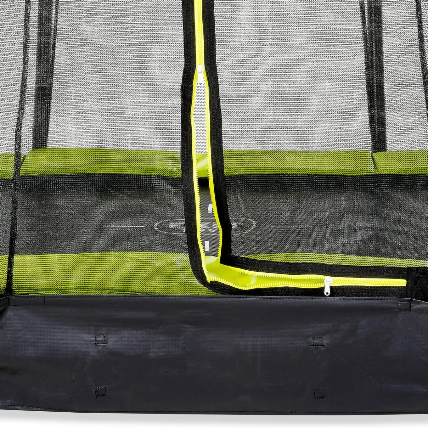 Exit Silhouette Inground Trampoline Ø427cm Met Veiligheidsnet - Groen