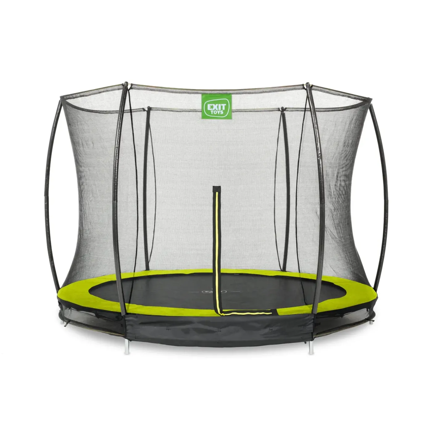 EXIT Toys Exit Silhouette Inground Trampoline Ø244cm Met Veiligheidsnet - Groen