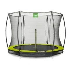 EXIT Toys Exit Silhouette Inground Trampoline 244x366cm Met Veiligheidsnet - Zwart
