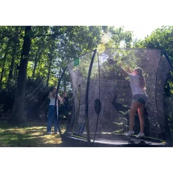EXIT Toys Exit Silhouette Inground Trampoline 244x366cm Met Veiligheidsnet - Zwart