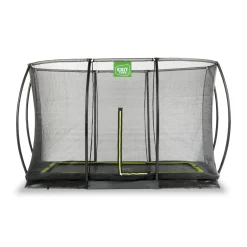 Exit Silhouette Inground Trampoline 214x305cm Met Veiligheidsnet - Zwart