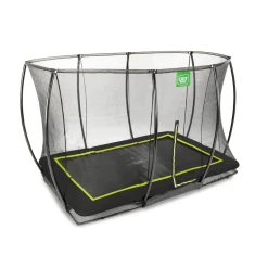 Exit Silhouette Inground Trampoline 214x305cm Met Veiligheidsnet - Zwart