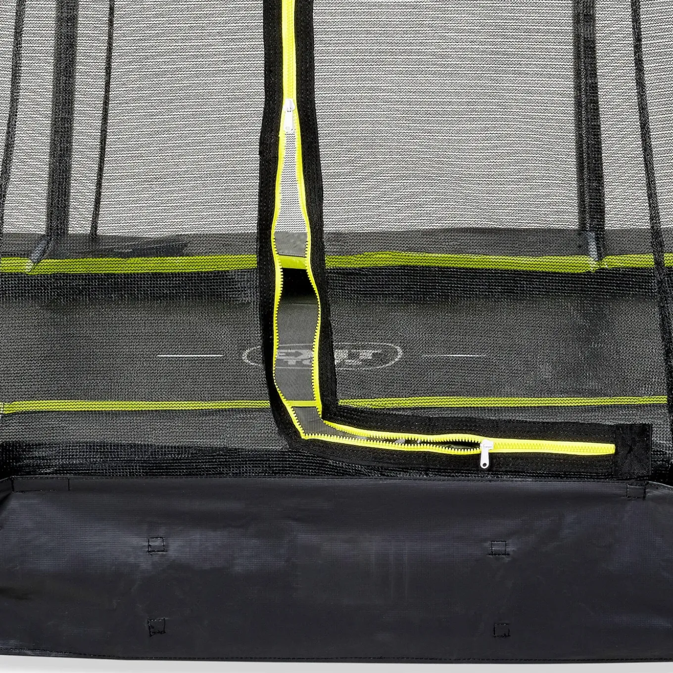 Exit Silhouette Inground Trampoline 214x305cm Met Veiligheidsnet - Zwart