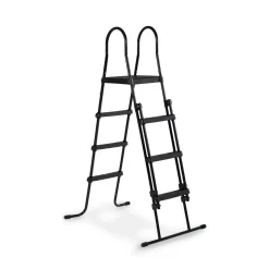 Exit Zwembadtrap - Zwart - Voor framezwembaden 108-122cm - Opklapbaar