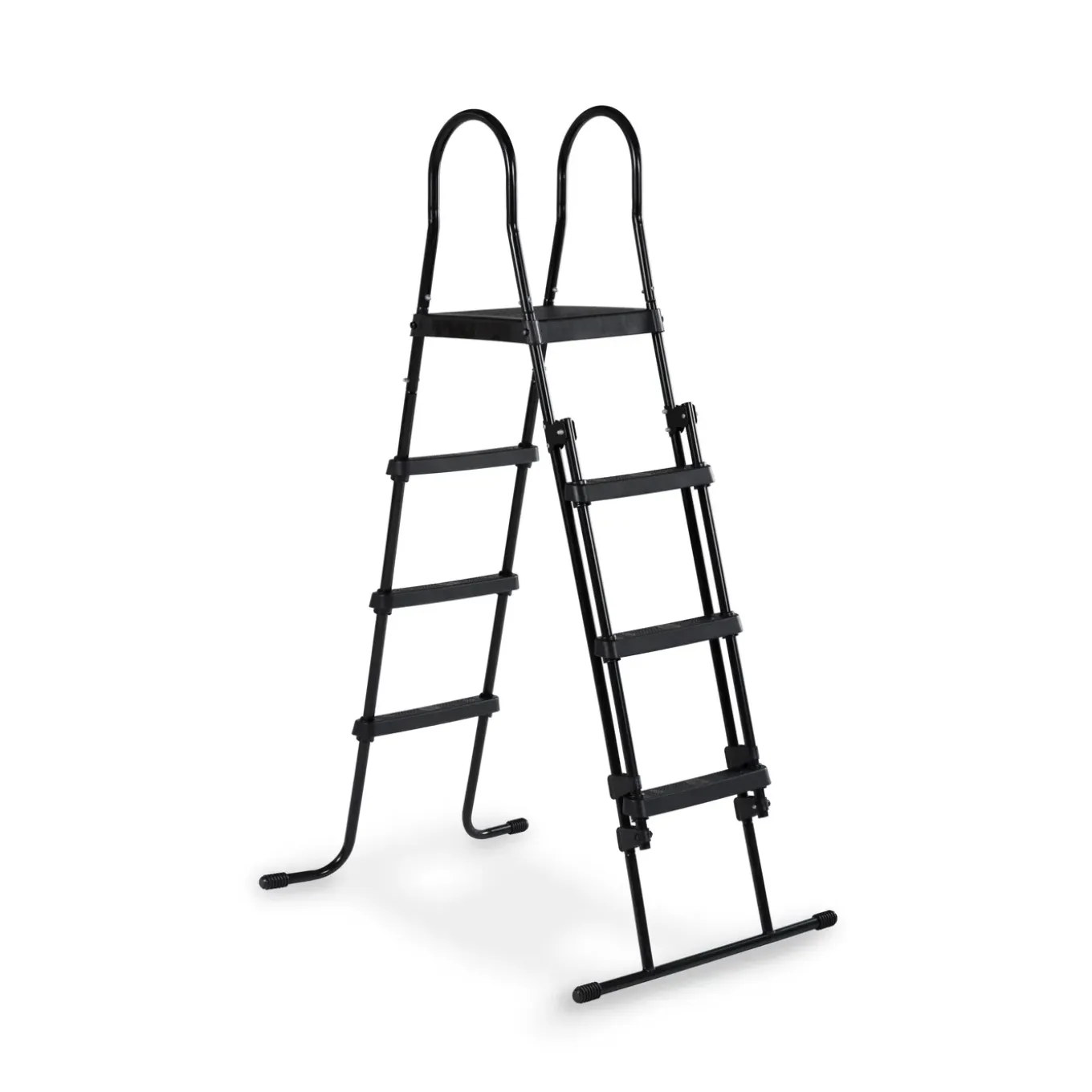 Exit Zwembadtrap - Zwart - Voor framezwembaden 108-122cm - Opklapbaar