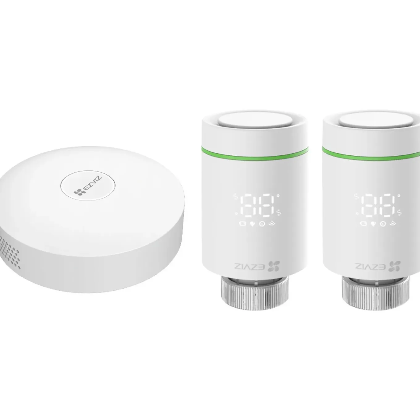 Ezviz Centrale Verwarmingsbeheer Kit T55 2 Thermostatische Koppen Verbonden Gate