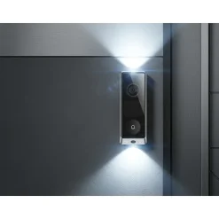 Ezviz EP8 Ultra AI Video Deurbel met dubbele camera 6MP+2MP, AI-scherm, gezichtsherkenning, mens- en pakketdetectie, batterijset, 32GB eMMC