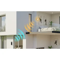 Ezviz EP8 Ultra AI Video Deurbel met dubbele camera 6MP+2MP, AI-scherm, gezichtsherkenning, mens- en pakketdetectie, batterijset, 32GB eMMC