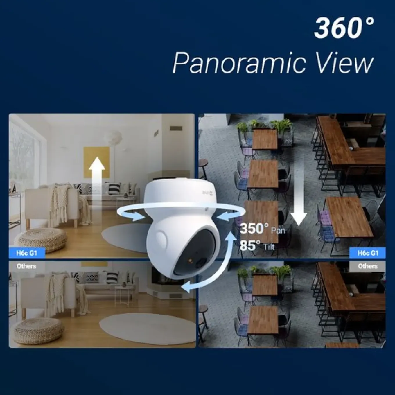 EZVIZ H6c 3K Binnencamera - Wit