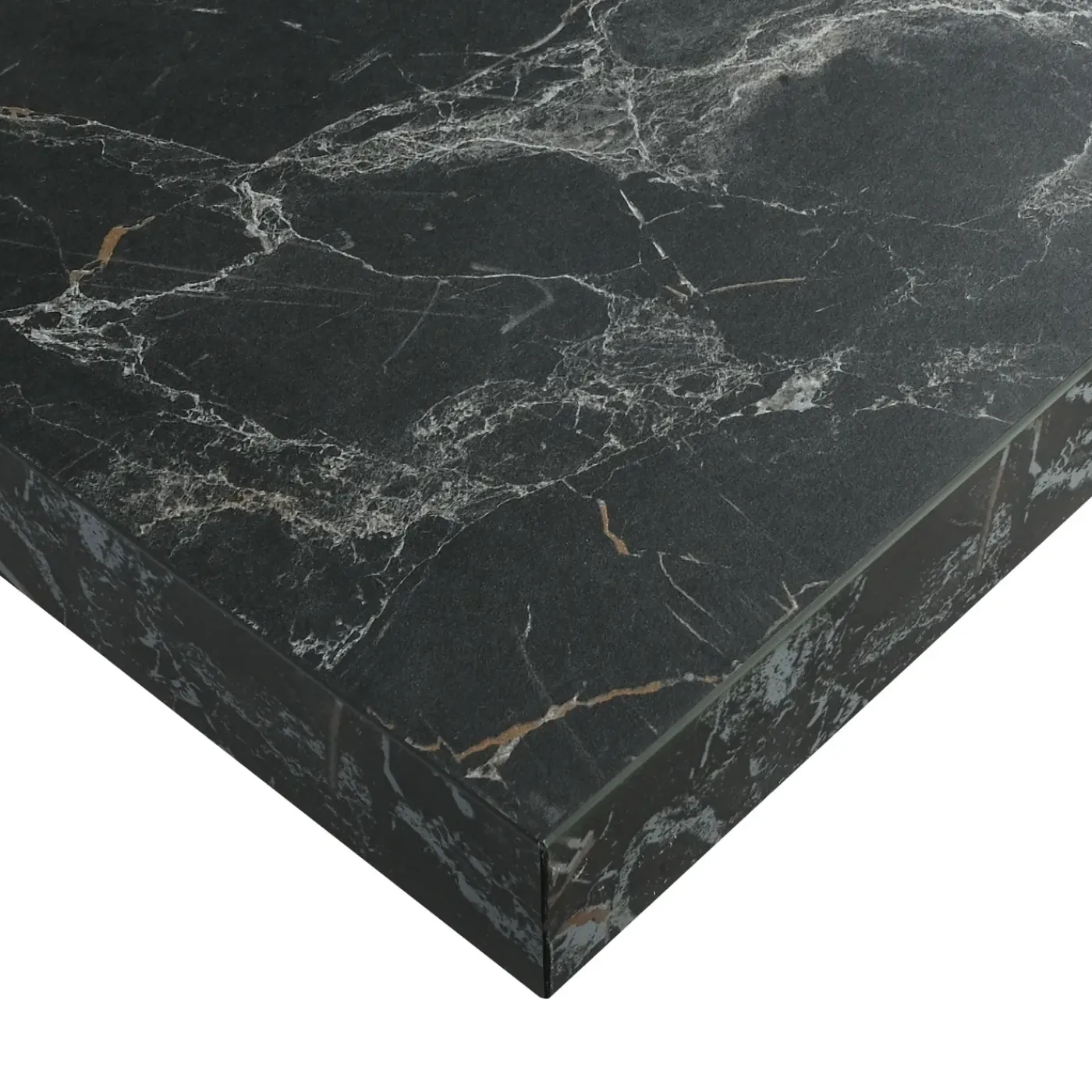 Sencys FAB Werkblad Aanrechtblad - Pietra Nero - 304x64cm - 16mm