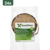 Famiflora Halve Kokosnoot Gevuld - 24 Stuks (4.8kg) - Buitenvogels - Zaden & Insecten