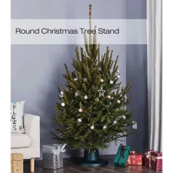 Famiflora Kerstboomvoet Met Schroefklem - Groen - Geschikt Voor Kerstbomen Tot 210 Cm