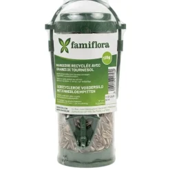Famiflora Voedersilo Zonnebloempitten - 4 Stuks (540 Gram) - Gerecycleerd - Buitenvogels