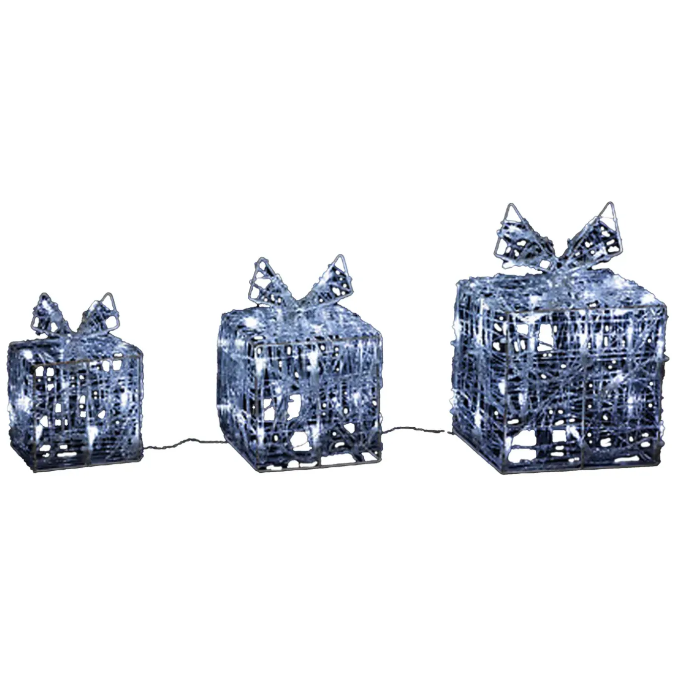 Feeric Lights & Christmas Verlichte Cadeaus - 3x - 70 Led
