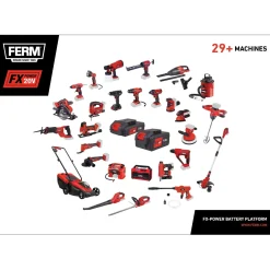 Ferm - Ax-power - Accu Radio - 20v - Bluetooth - Usb - Excl. Accu & Lader
