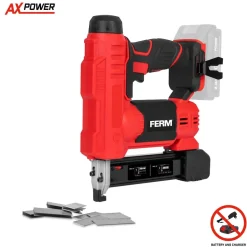 Ferm - Ax-power - Accu Tacker - 20v - Voor Spijkers En Nieten - Excl. Accu & Lader